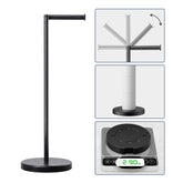 TVOFEK Toilet Paper Holder Freestanding, Stainless Steel Toilet Paper Holder Stand for 4 Rolls with Storage, Stable Weighted Base, Matte Black
