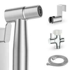 TVOFEK Handheld Bidet Sprayer for Toilet, Jet Spray Kit Adjustable Pressure, Bidet Attachment for Feminine Wash & Muslim Shower
