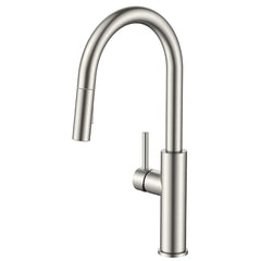 TVOFEK Kitchen Faucet with Pull Down Sprayer, High Arc Kitchen Sink Faucet with Deck Plate fit 1 or 3 Hole, Matte Black Faucets for RV Bar Farmhouse Laundry