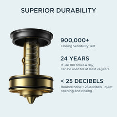 TVOFEK Bathroom Faucets for Sink 3 Hole, Black 8 inch Widespread Bathroom Water Faucet with Metal Pop up Drain for Vanity Restroom